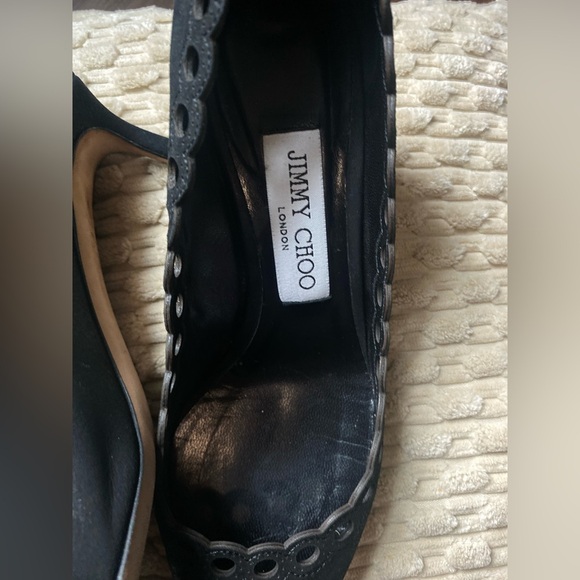 Jimmy Choo kitten heels black 36 1/2 - Picture 3 of 13